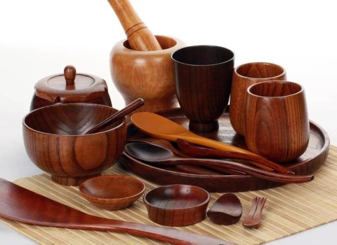 خرید ست لوازم چوبی اشپزخانه + قیمت فروش استثنایی